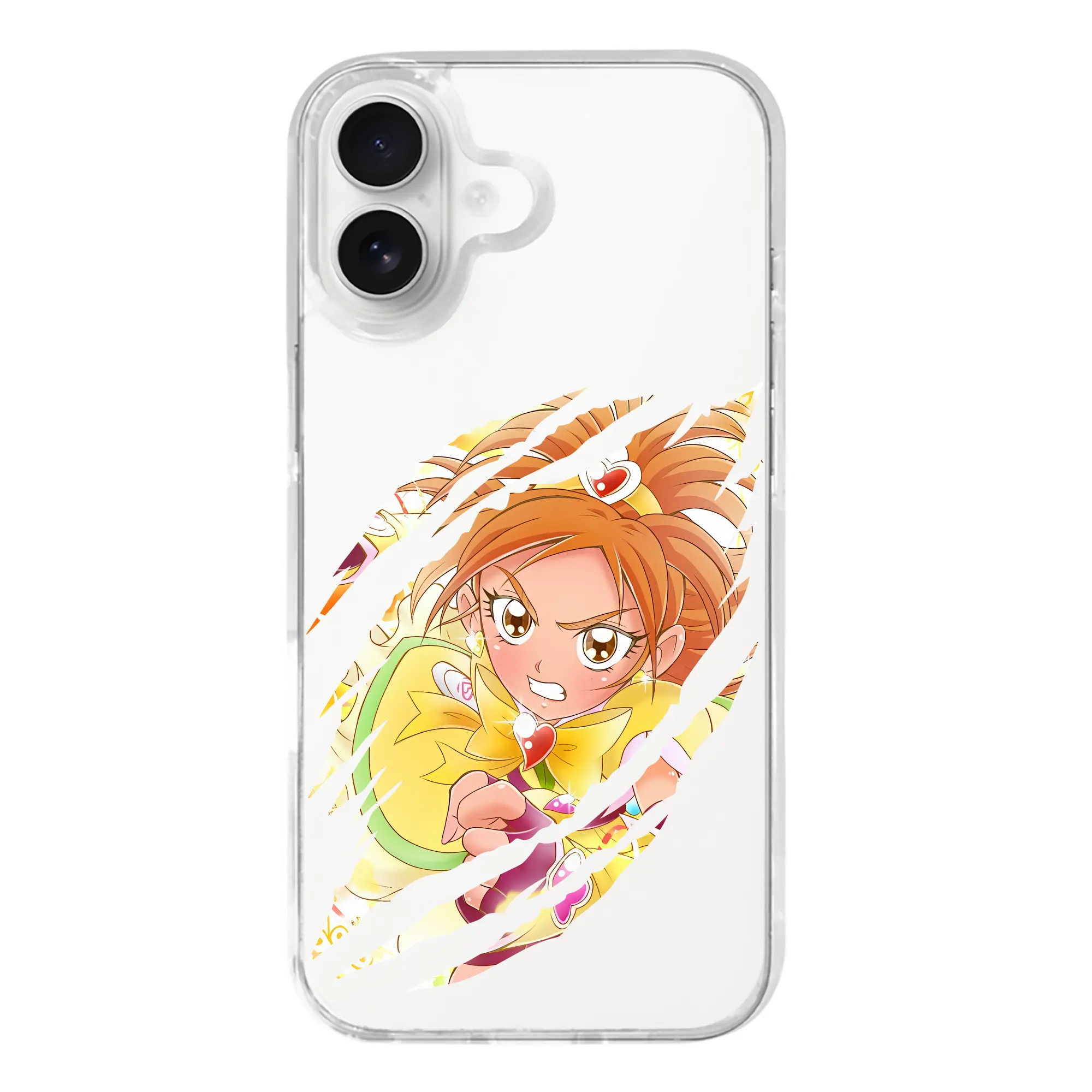 プリキュア グッズ,美墨なぎさ - iPhone 17シリーズ 透明スマホケース – 薄型・耐衝撃・精密フィット保護カバー